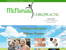 Tablet Screenshot of drjoemcnamara.com